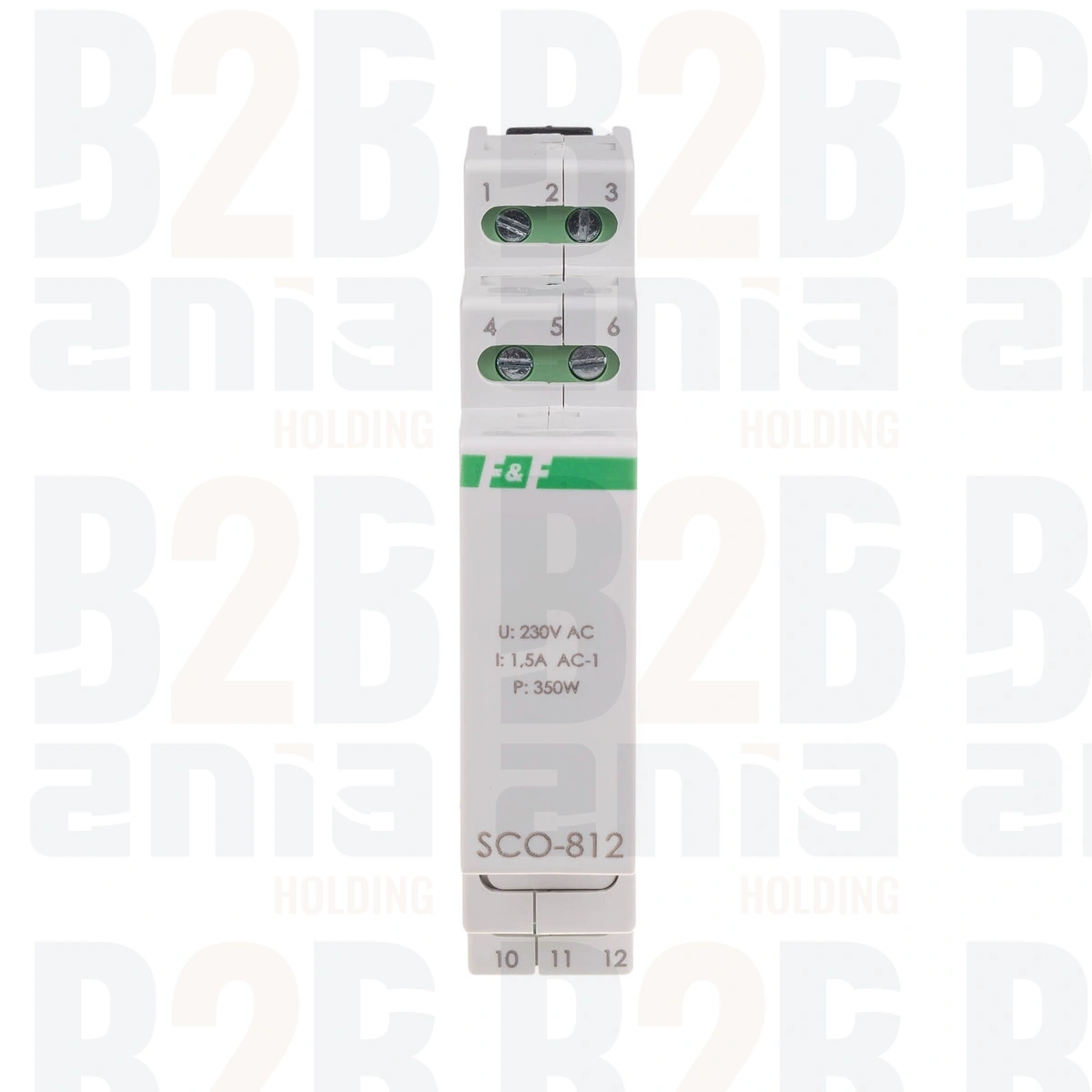 Ściemniacz oświetlenia SCO-812 montaż na szynie DIN zasilanie 230V AC 350W