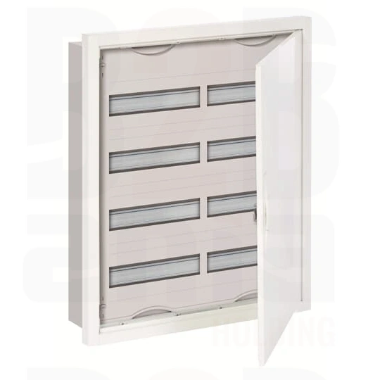 U42 obudowa biała p/t, 96M, IP31, 125A, II klasa, 684x560x120mm (WxSxG) | szyny DIN | drzwi pełne | N+PE bezśrubowe