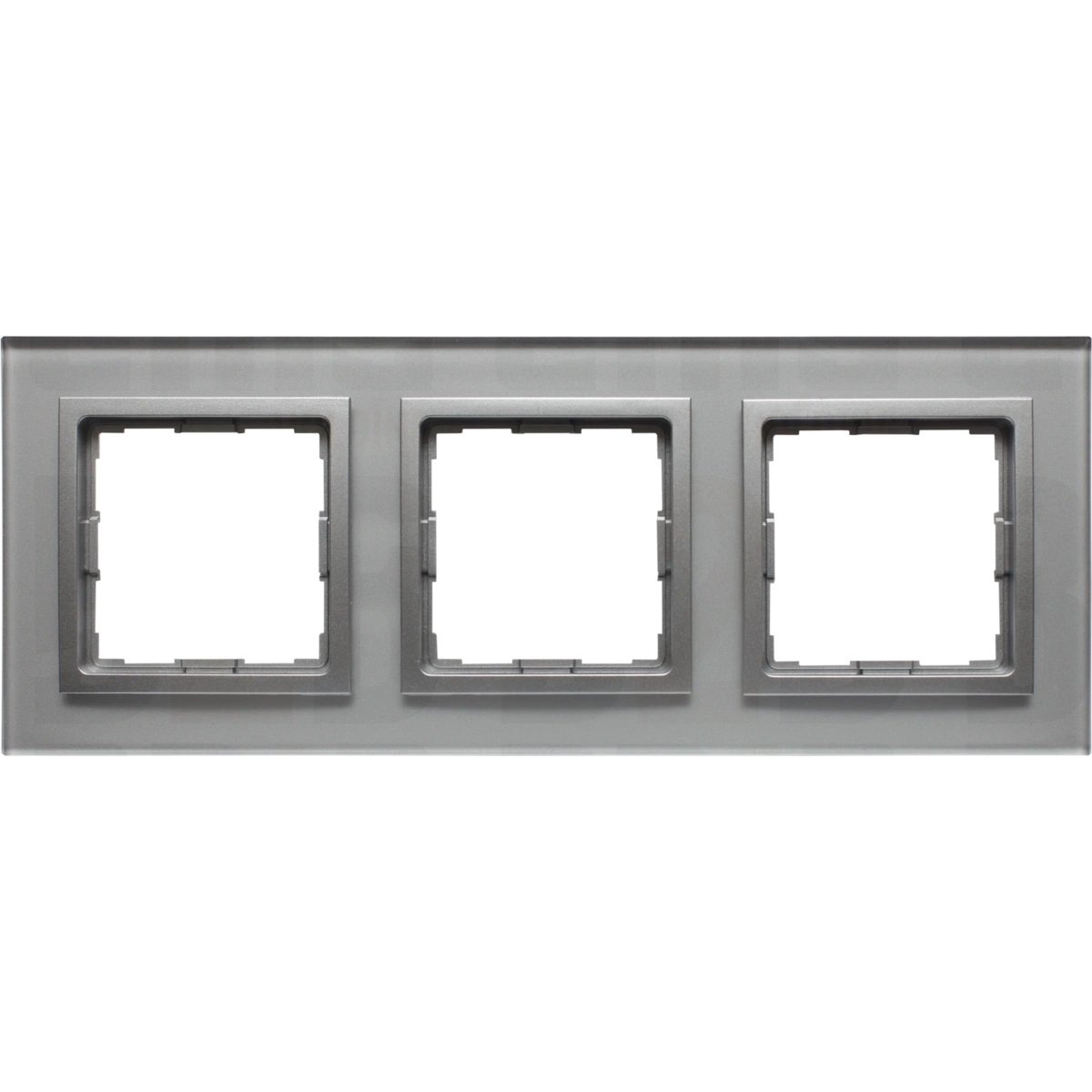VENA2 Xglass Ramka 3x ALUMINIUM + aluminum