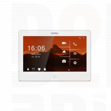 7" WIDEOMONITOR IPS HD Z DOTYKOWYM EKRANEM ORAZ BRAMKĄ WIFI / BIAŁY TYP: VP-809WHDWIFI