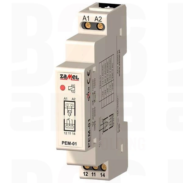PRZEKAŹNIK ELEKTROMAGNETYCZNY 230V AC/16A TYP: PEM-01/230