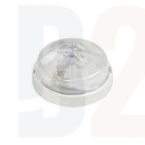 Plafon RONDO 2 100W E27 KLOSZ PRZEZROCZYSTY BIAŁY