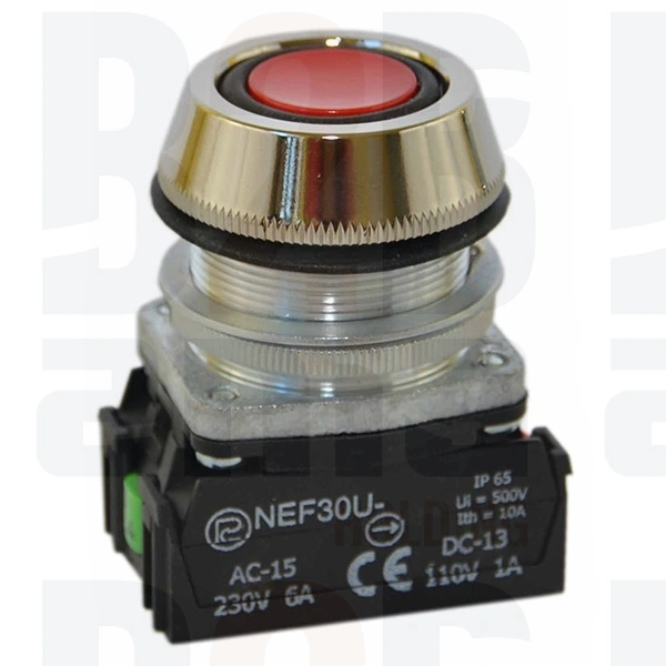 PROMET Przycisk NEF30-UKXY czerwony