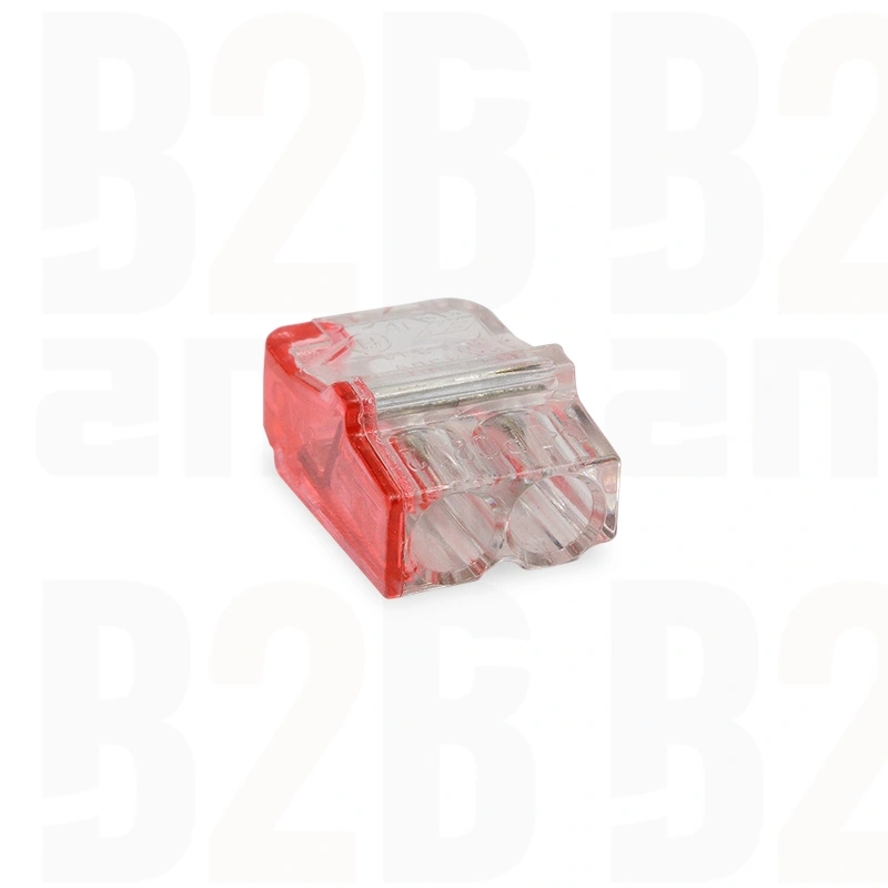 Złączka PC 252M ( 2 przewody) transparentne/czerwony