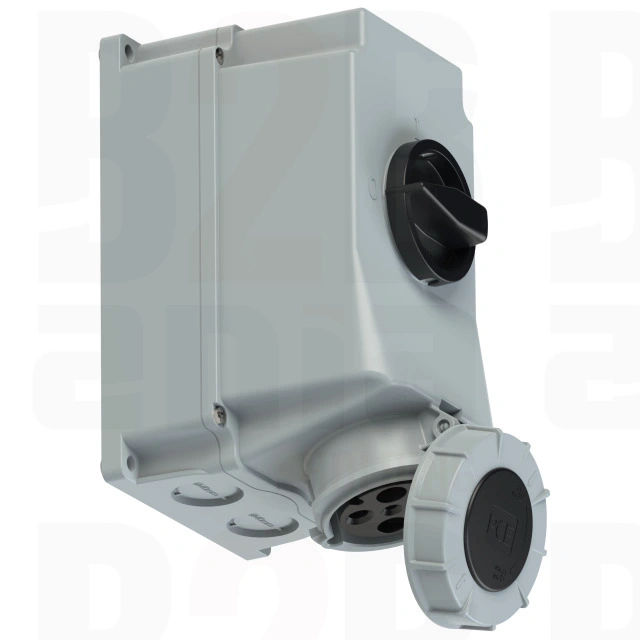 Gniazdo stałe z wyłącznikiem 63A 3P+Z 500V 50/60Hz 7h IP66/67 75342-7