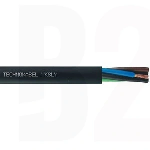 YvKSLY-Nr 0,6/1 kV 2x1,0 czarny Kabel sterowniczy / przyłączeniowy TECHNOKONTROL