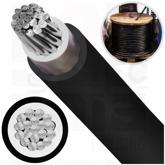 N2XH-O 0,6/1 kV 1x240 RM czarny Kabel elektroenergetyczny bezhalogenowy