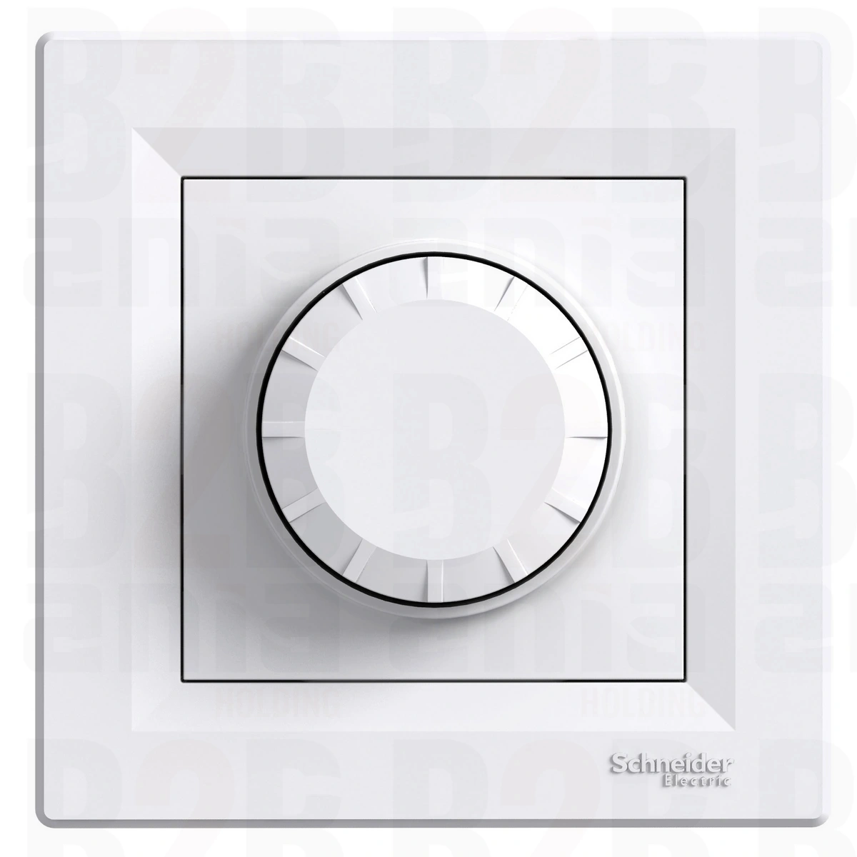 Asfora, ściemniacz z funkcją łącznika schodowego, RL, biały