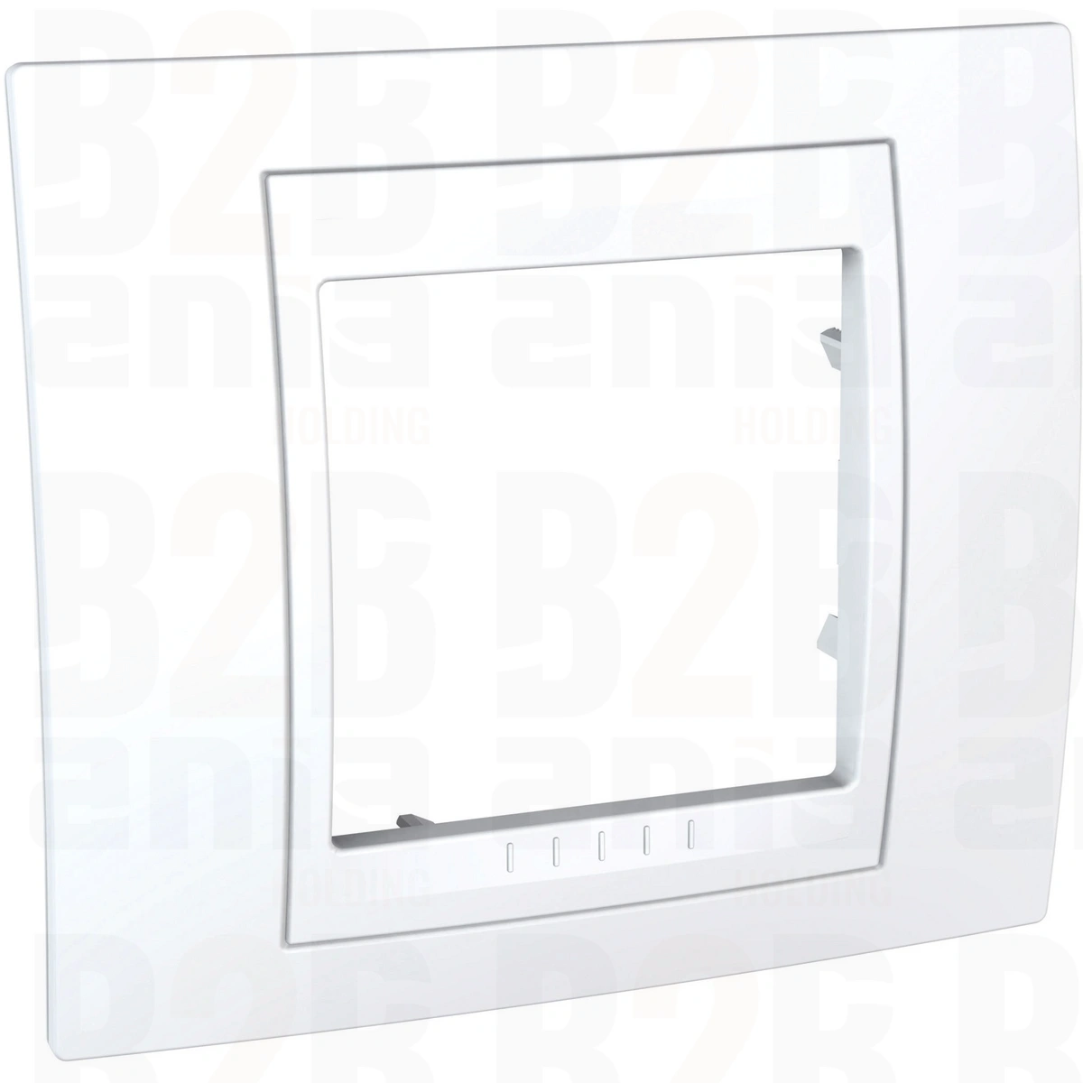 Unica Plus, ramka 1-krotna, biel polarna