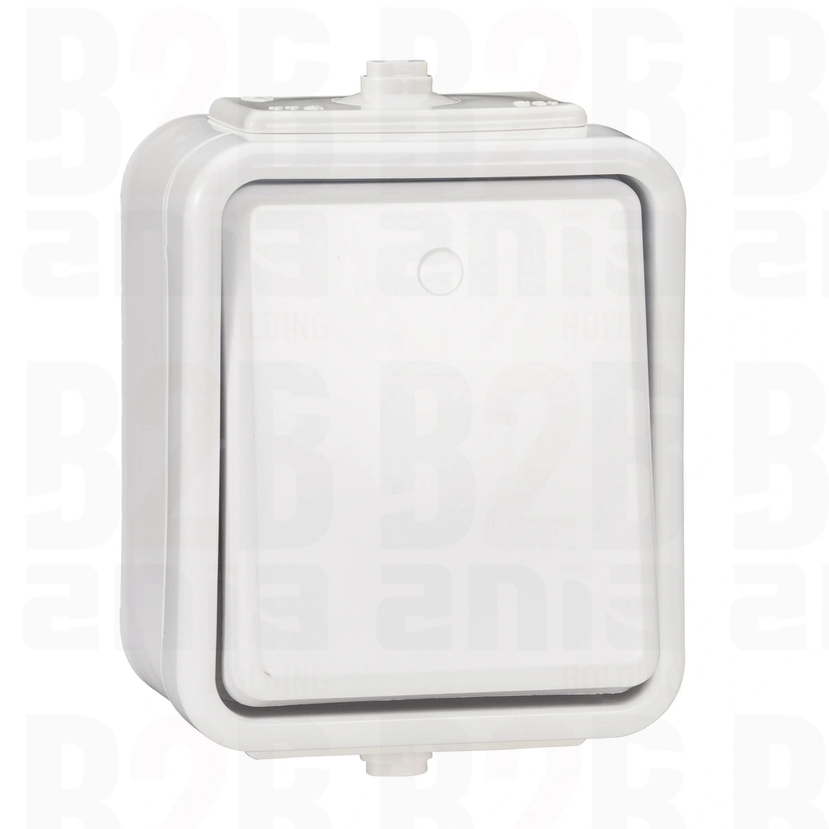 Cedar, łącznik 1-biegunowy, IP44, biały