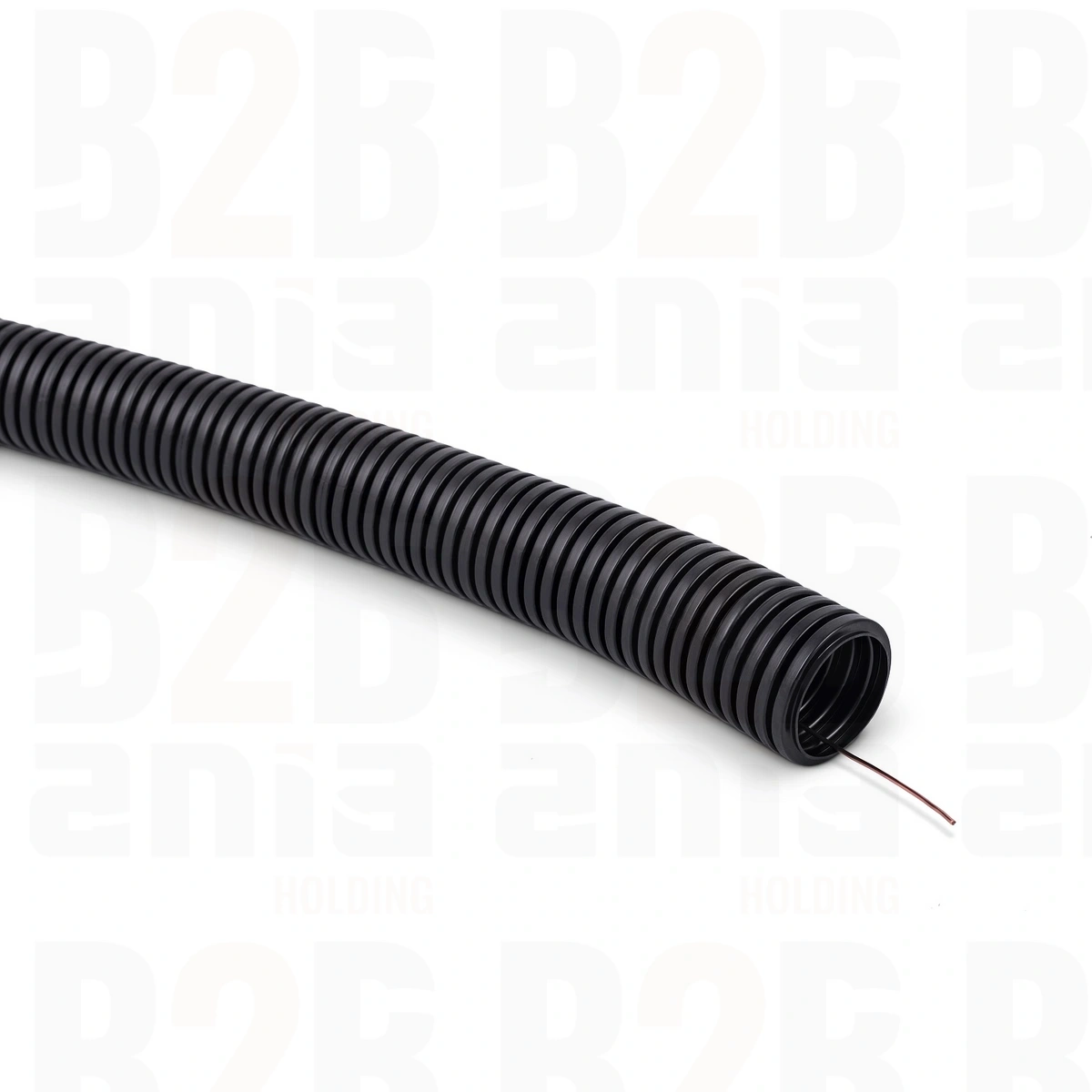 Rura elektroinstalacyjna karbowana PVC odporna na promieniowanie UV z pilotem, 750N RKSSUVP 25/20-50m
