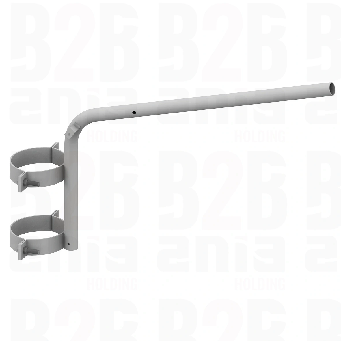 Wysięg.lamp.z obejmą 500x1000 fi49/U-EPV2/PE/fi10 TYP AN-200E/OG/