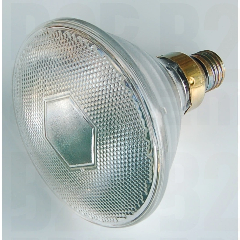 Promiennik podczerwieni przeźroczysty PAR E27 175W 230V szkło twarde PRASOWANE 5000h