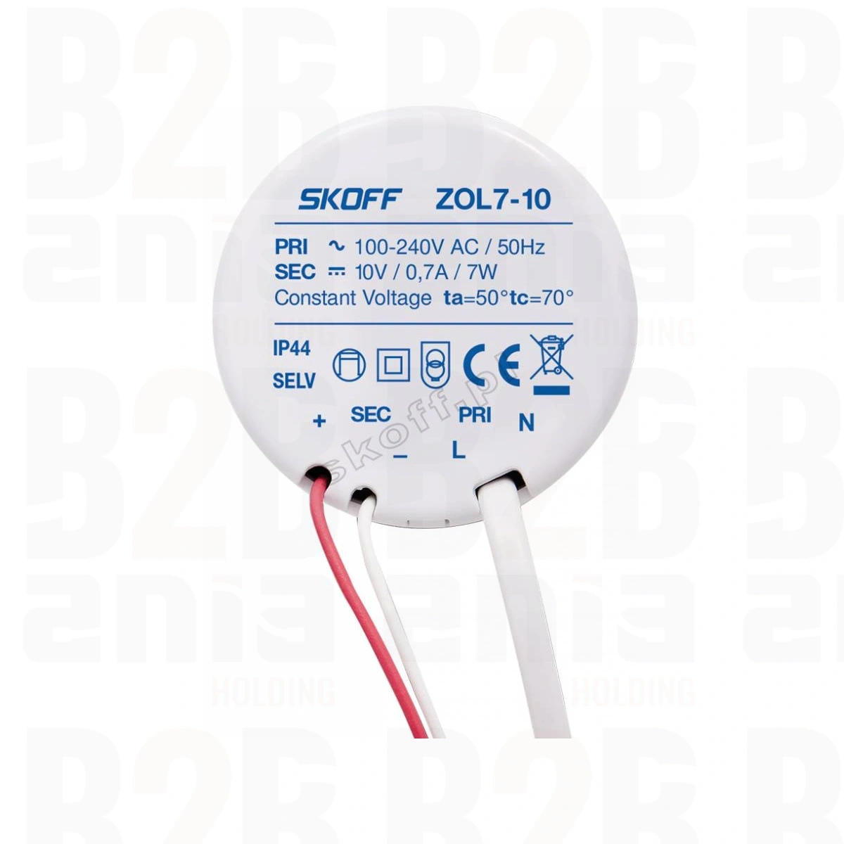 Zasilacz napięciowy typ ZOL7-10 SKOFF 100 - 240 V AC / 10 V DC 7 W IP 20 0 0 szt.