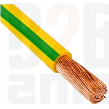 H07V-Kżo 25mm2 450/750V żółto-zielony
