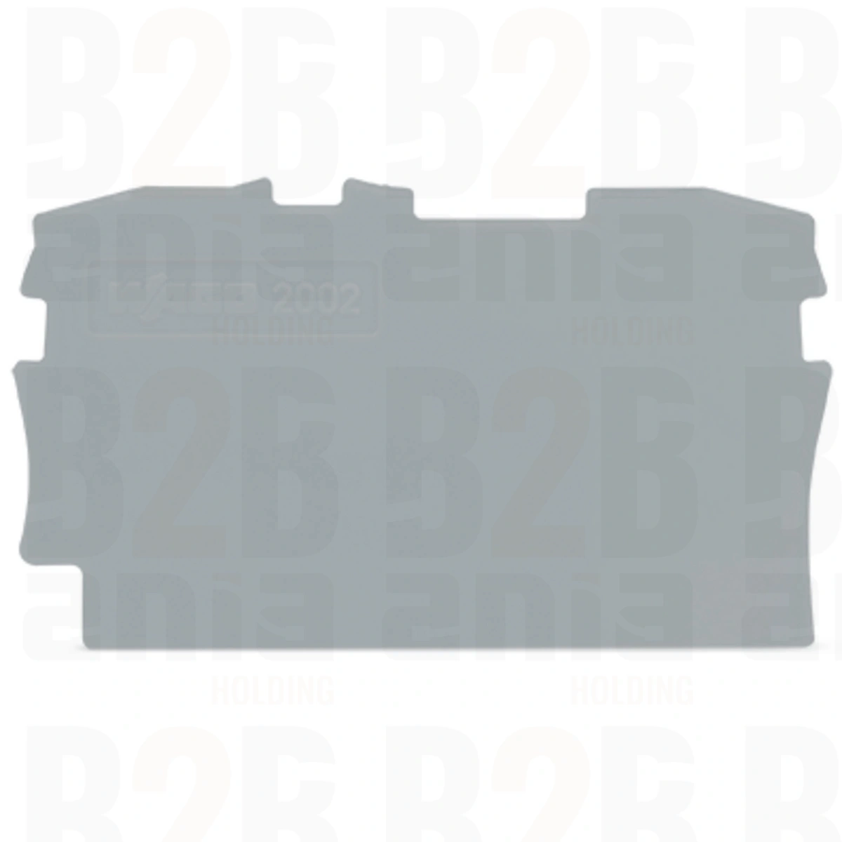 Ścianka końcowa/wewnętrzna gr. 0,8 mm, szara 2002-1291