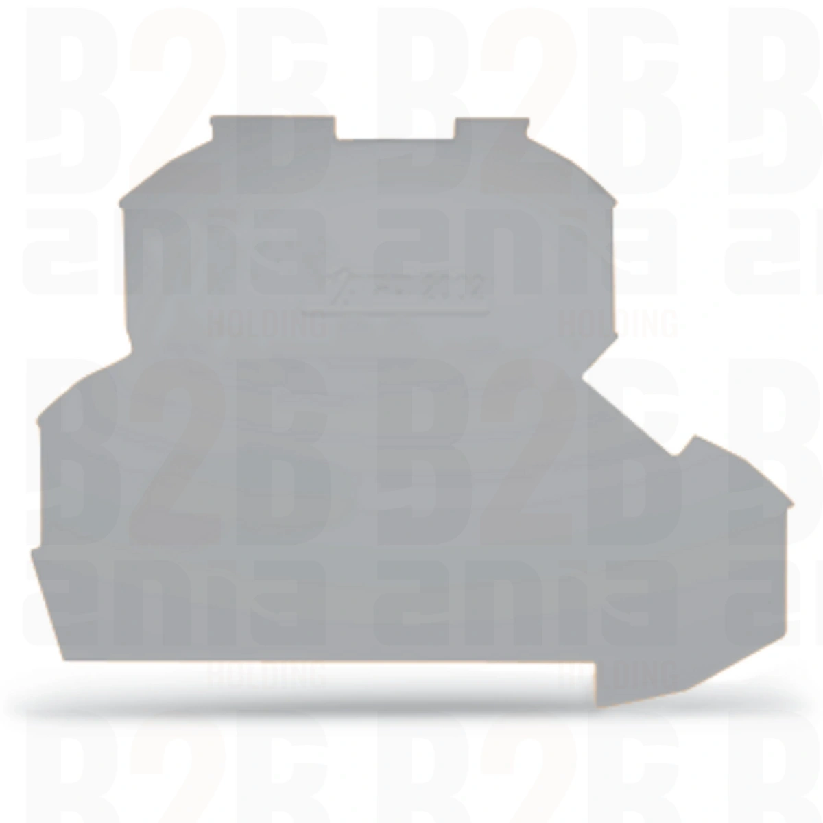 Ścianka końcowa/wewnętrzna gr. 0,8 mm, szara 2002-2291