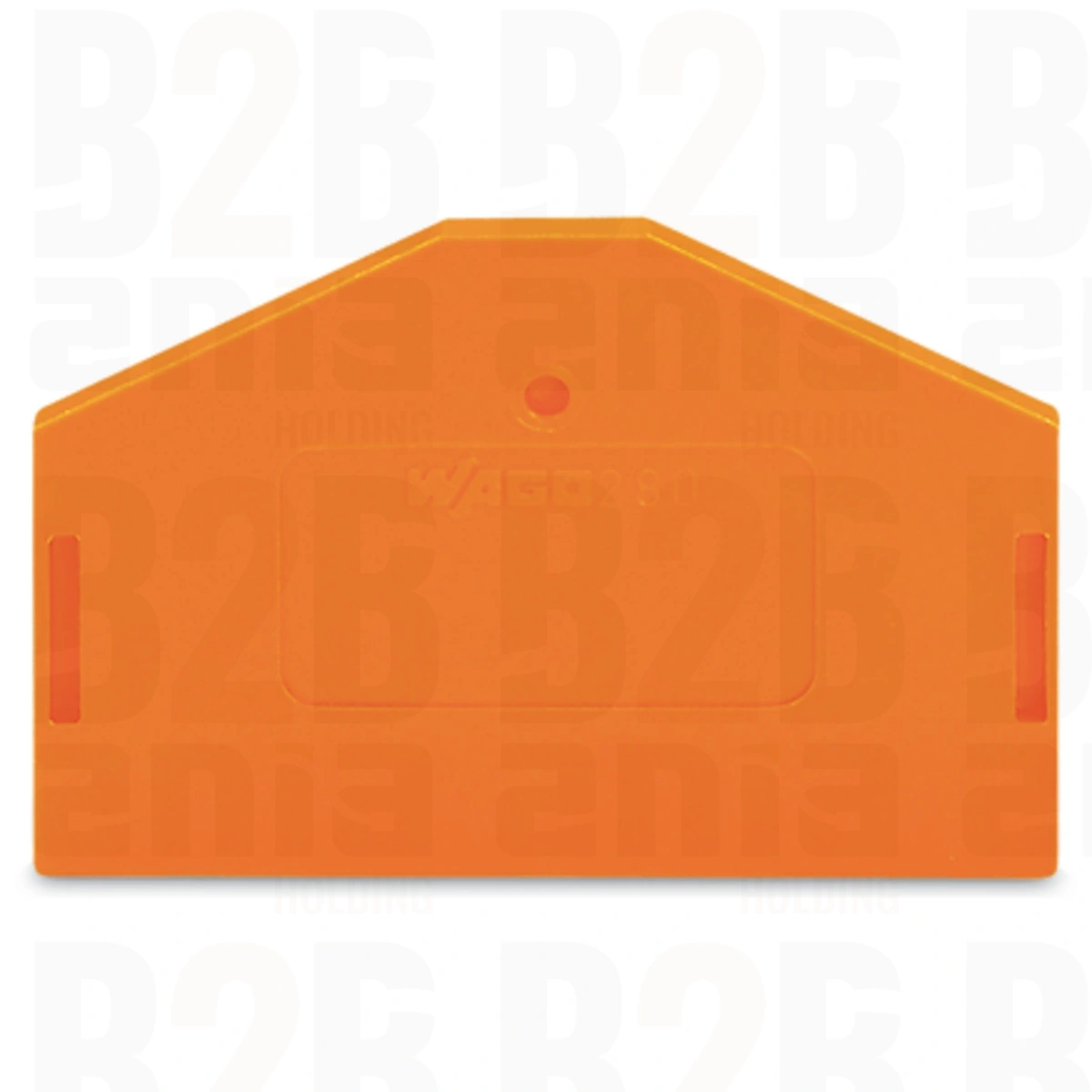 Ścianka końcowa/wewnętrzna gr. 2,5 mm, pomarańczowa 280-313