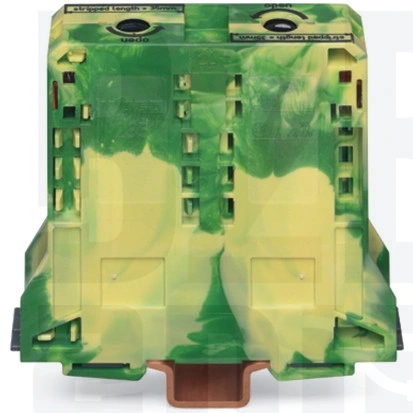 2-przewodowa złączka PE 95 mm², żółto-zielona 285-197