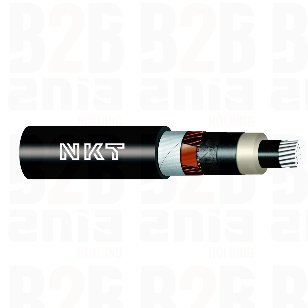 NA2XS(F)2Y 1x150 RMC/25 12/20kV Kabel elektroenergetyczny średniego napięcia wg PN-HD 620-10C