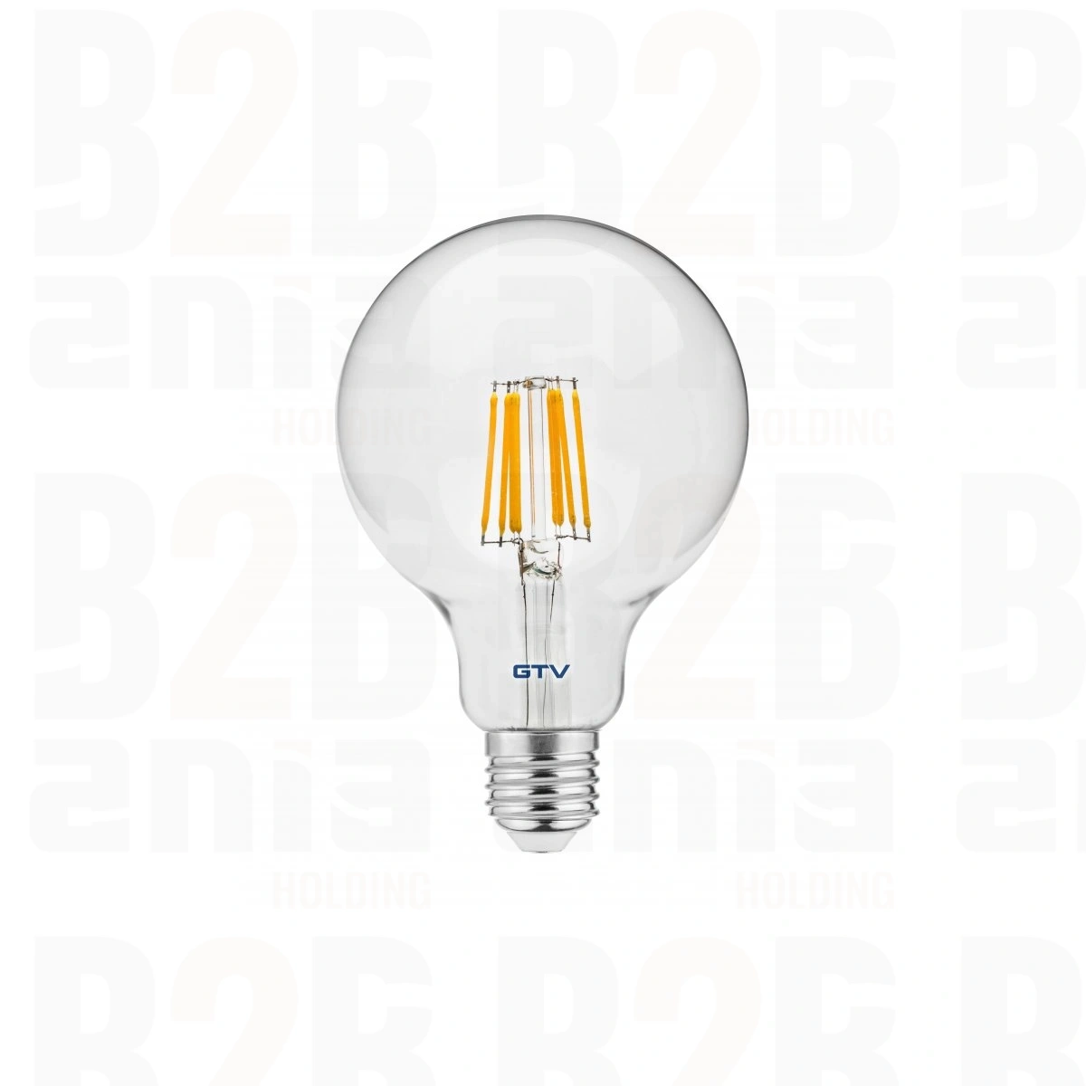 ŻRÓDŁO ŚWIATŁA LED, FILAMENT, G95, 4000K, E27, 8W, 800lm, AC220-240V/ 50-60Hz, RA>80, 360°