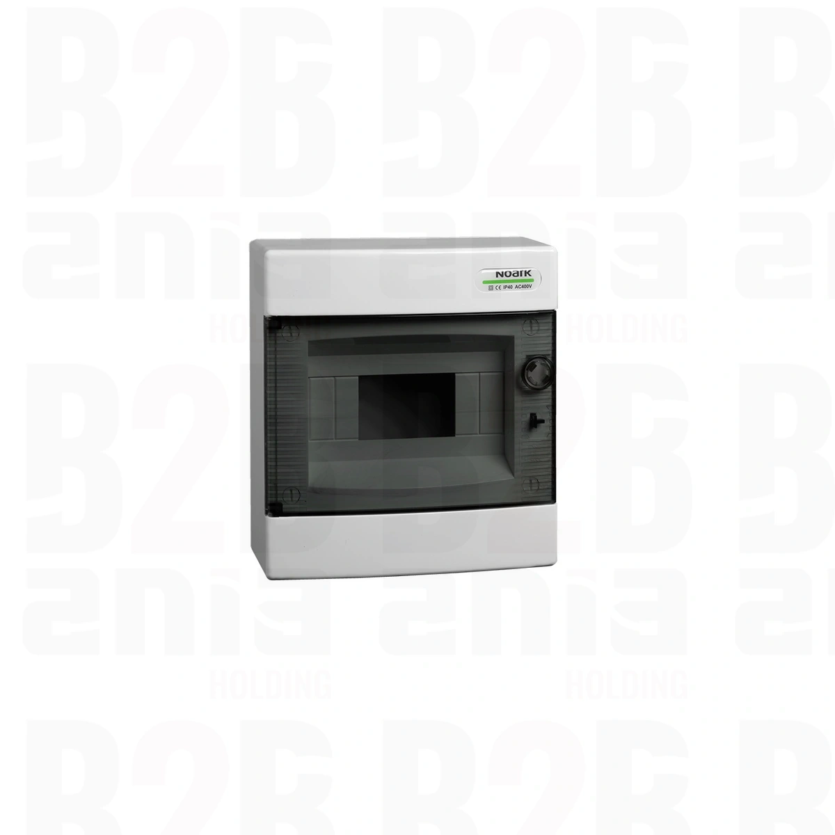 PNS 8T Plast. obudowa instal., przezr. drzwi, natynk., IP40, 1 rząd, 8 modułów