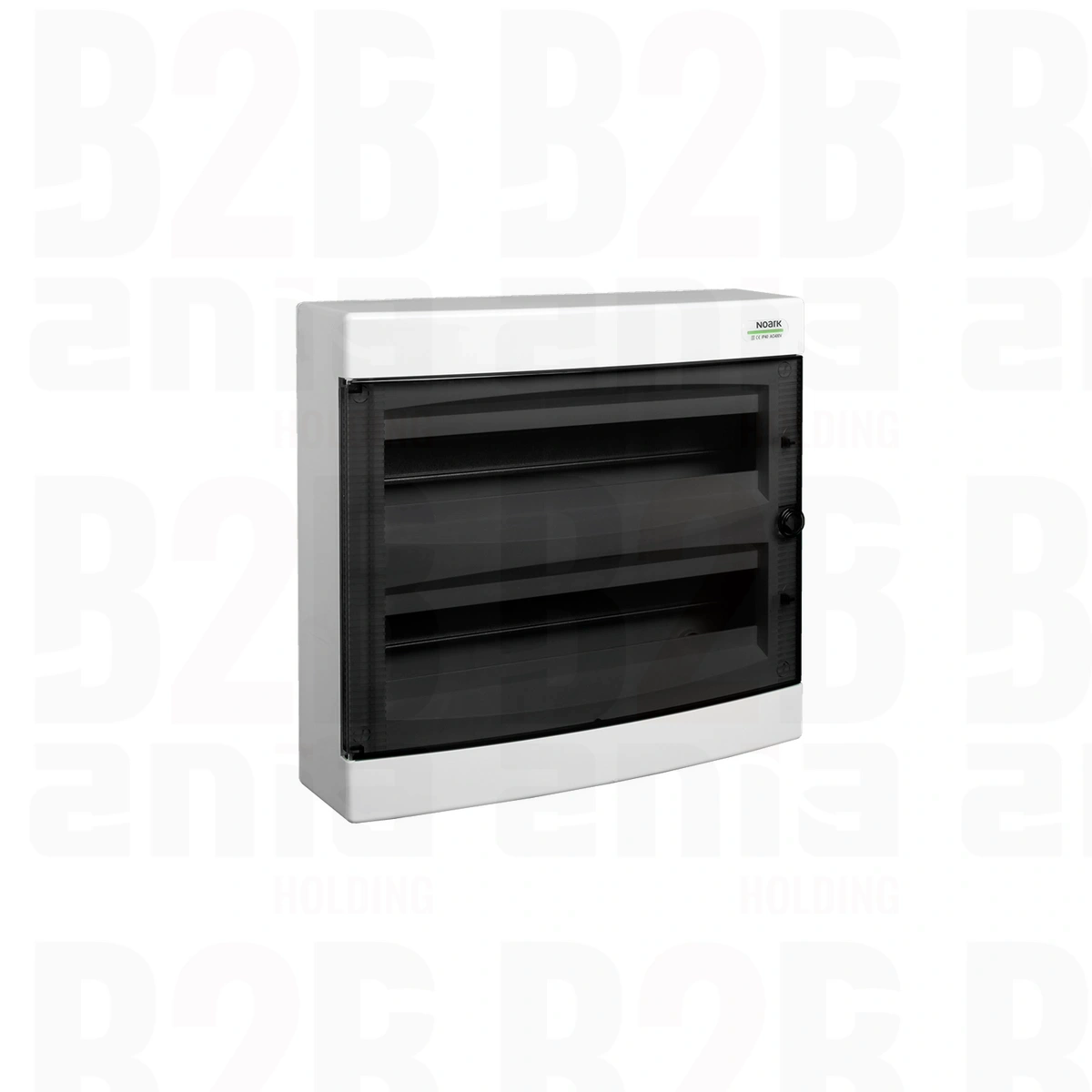 PNS 24T Plast. obudowa instal., przezr. drzwi, natynk., IP40, 2 rzędy, 2x12 modułów,