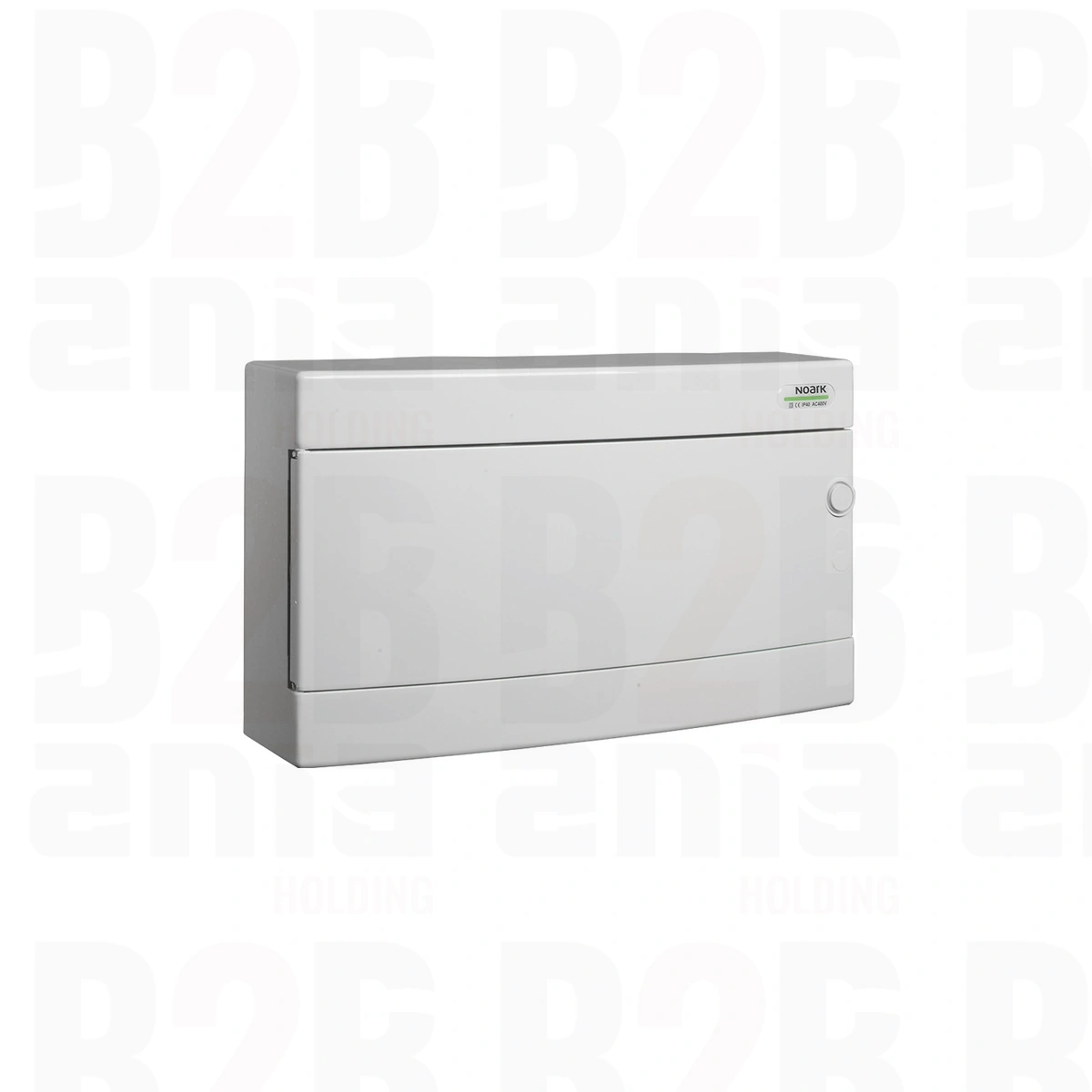 PNS 18W Plast. obudowa instal., białe drzwi, natynk., IP40, 1 rząd, 18 modułów,