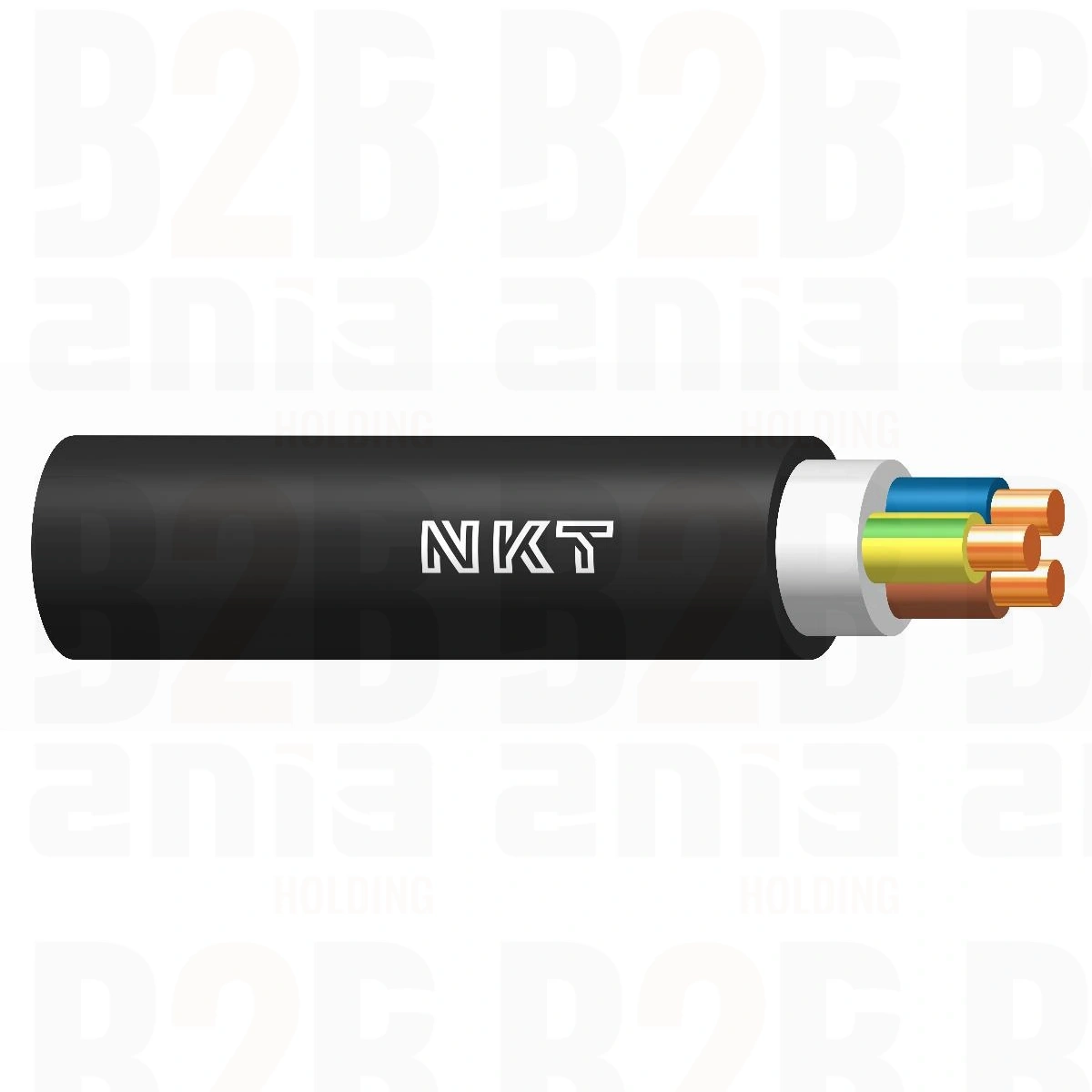 N2XH-J 0,6/1kV 5x6 RE B2ca s1a d1 a1 Kabel bezhalogenowy nierozprzestrzeniający płomienia z żyłą miedzianą i izolacją z usieciowanego tworzywa bezhalogenowego