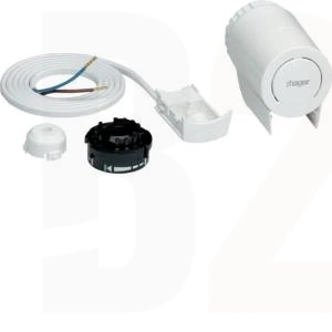 Napęd zaworu grzejnikowego 230 V, biały