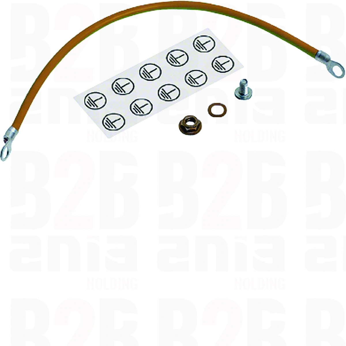 Zestaw uziemiający linka 10mm2 270mm
