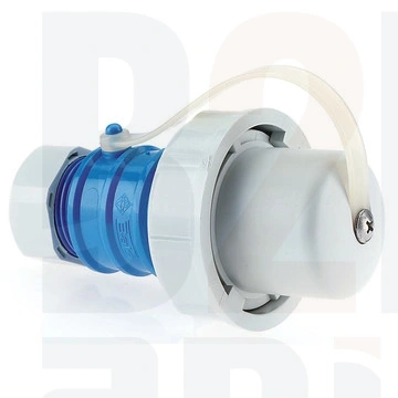 Wtyczka Uni-Schucko 16A 230V IP67 - kolor niebieski