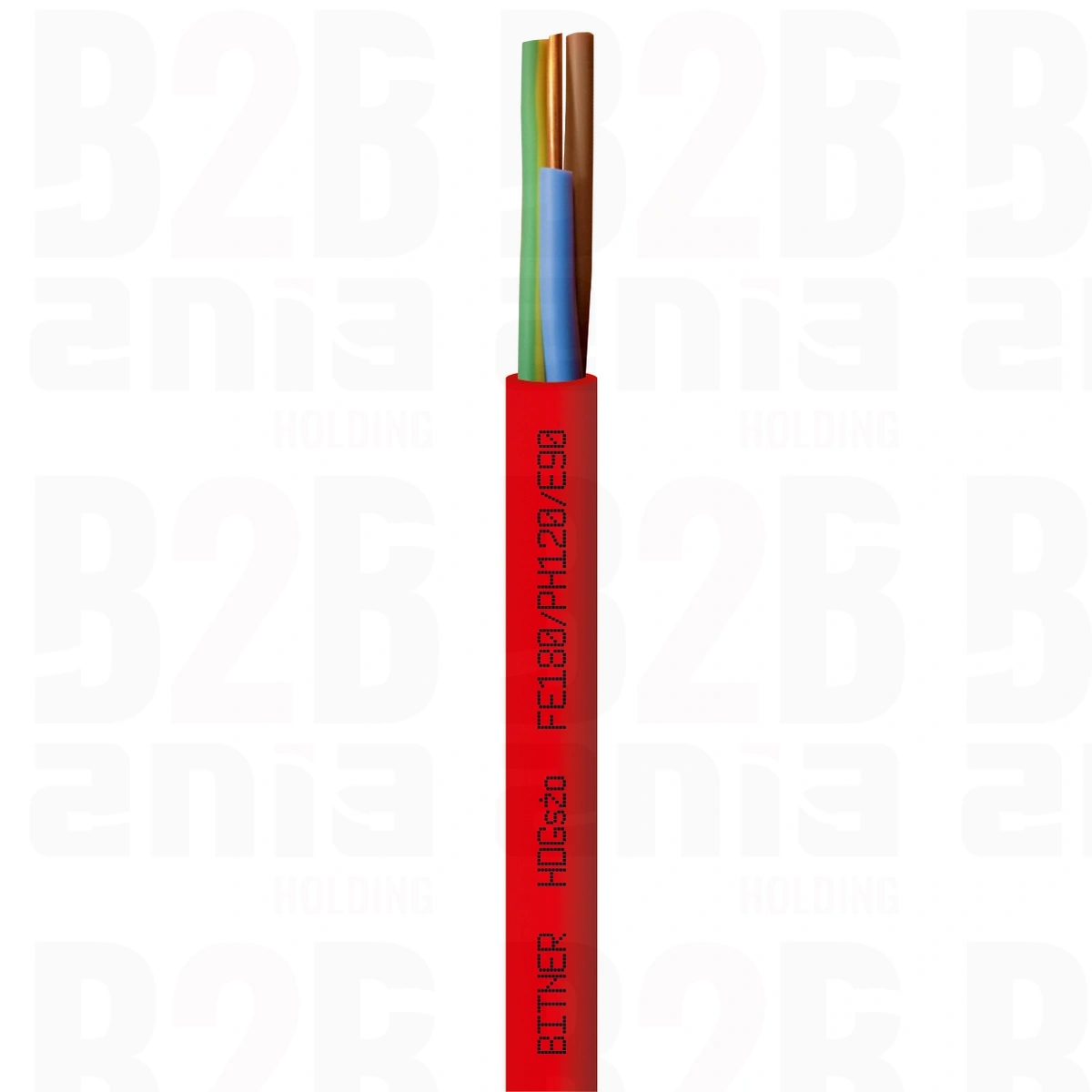 HDGsżo FE180/PH120/E90 300/500 V 4x1,5 Ognioodporny, bezhalogenowy przewód elektroenergetyczny