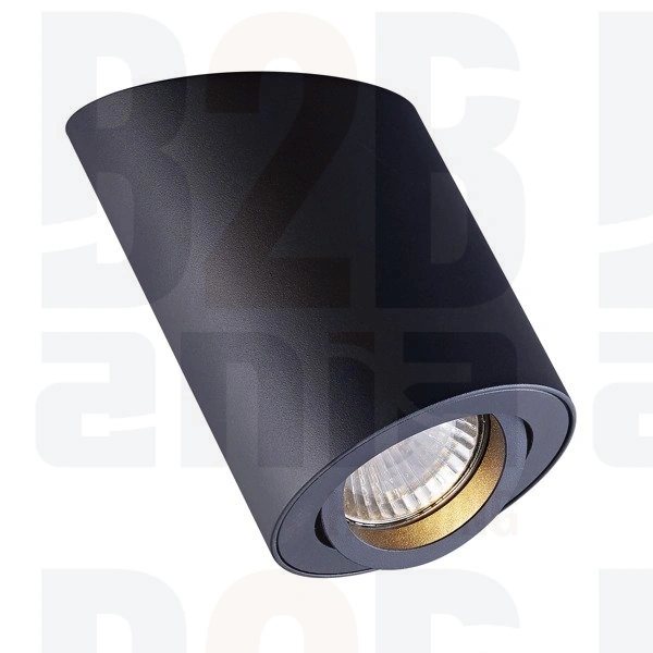 Spot RONTUB SL 1xGU10 MAX 50W black aluminium