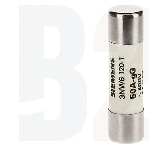 SENTRON, wkładka bezpiecznika cylindrycznego, 14x51 mm, 50 A, gG, Un AC: 500 V