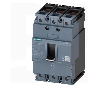wyłącznik 3VA1 IEC Frame 100 klasa zdolności załączania S Icu=36 kA przy 415V 3-bieg., ochrona instalacji TM210, FTFM, In=63A zabezpieczenie od prz...