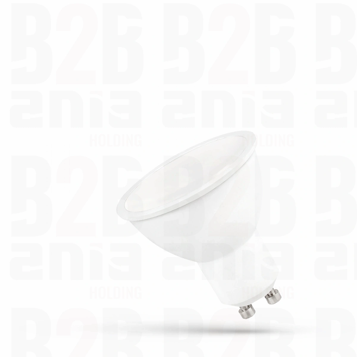LED GU10 230V 9W SMD CW z MLECZNĄ SZYBKĄ biała SPECTRUM