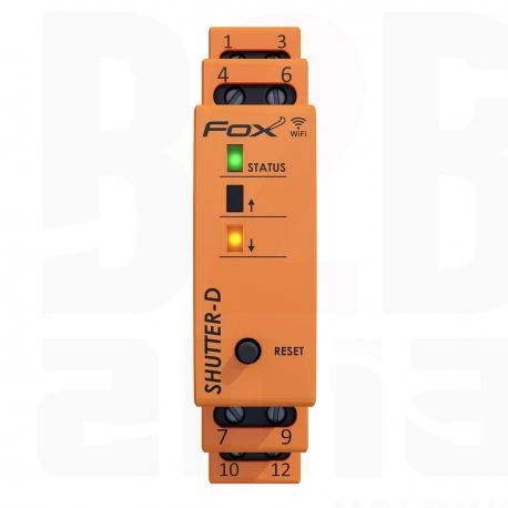 SHUTTER-D Sterownik do rolet WI-FI na szynę DIN, 230 V, obciążalność do 320 W